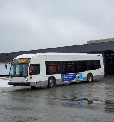 Un autobus électrique nouvelle génération à la STL