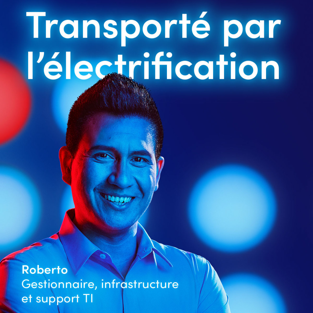 Transporté par l'électrification - Roberto, Gestionnaire, infrastructure et support TI